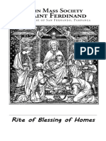 Rite of Blessing of Homes