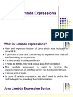 Lambda Expression