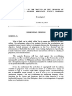 Full Text: in The Matter of Charges of Plagiarism Etc. Against Associate Justice Mariano Del Castillo