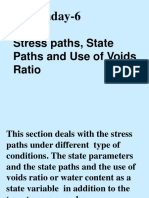 Monday-6: Stress Paths, State Paths and Use of Voids Ratio