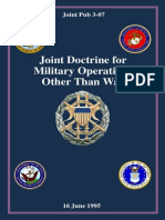 Jp3_07 Joint Doctrine for Military Operations Other Than War