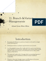 Branch - Variant Management