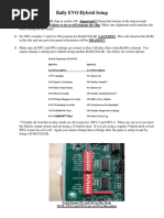 Bally EVO Hybrid Setup Step by Step