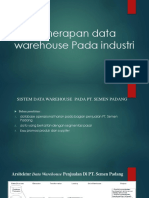 Penerapan Data Warehouse Pada Industri