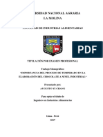 Universidad Nacional Agraria La Molina: Facultad de Industrias Alimentarias