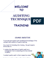 Auditing Techniques