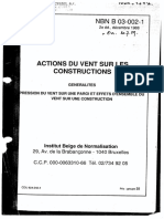 NBN B 03-002-1 - Actions Du Vent Sur Les Constructions PDF