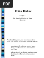 Critical Thinking - Chapter 1