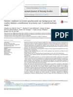 Patients' Readiness for Psychosocial Care in Diabetes Consultations