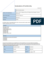 EU Declaration of Conformity