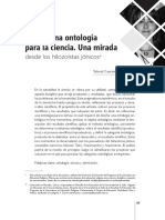 Pasar de Una Ontología A La Ciencia PDF