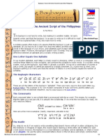 Baybayin How To Write The Ancient Script of The Philippines PDF