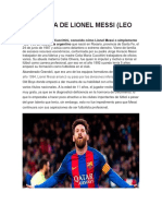 Biografía de Lionel Messi