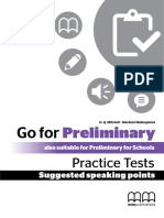 Go For Preliminary Speaking