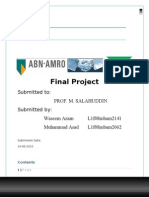 Final Report of Managerial Economics
