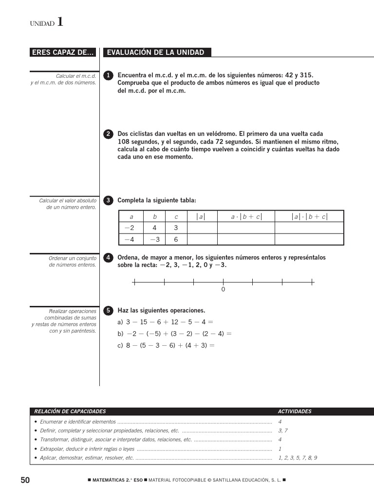 SANTILLANA ANSWERS visual data 3