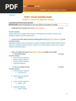 I Focus: Test Your Knowledge