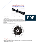 Cara Setting Teropong Senapan Angin dalam