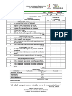 Evaluacion Niveles 1, 2, 3 y 4 de Natacion PDF