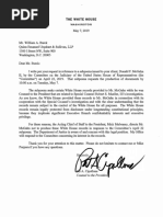 White House tells Don McGahn not to give Mueller documents to Congress