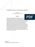 Salim Rashid - Is Land Reform Viable (... ) (2000, Paper)