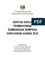Paper Work Mohon Sumbangan Set Ayam Goreng 2019