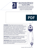User Instruction Manual For Rescue-Positioning Device Systems (RPD)