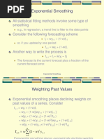 Exponential Smoothing