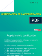 Clase 03 Justificacion