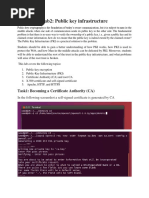 Lab2: Public Key Infrastructure: Task1: Becoming A Certificate Authority (CA)