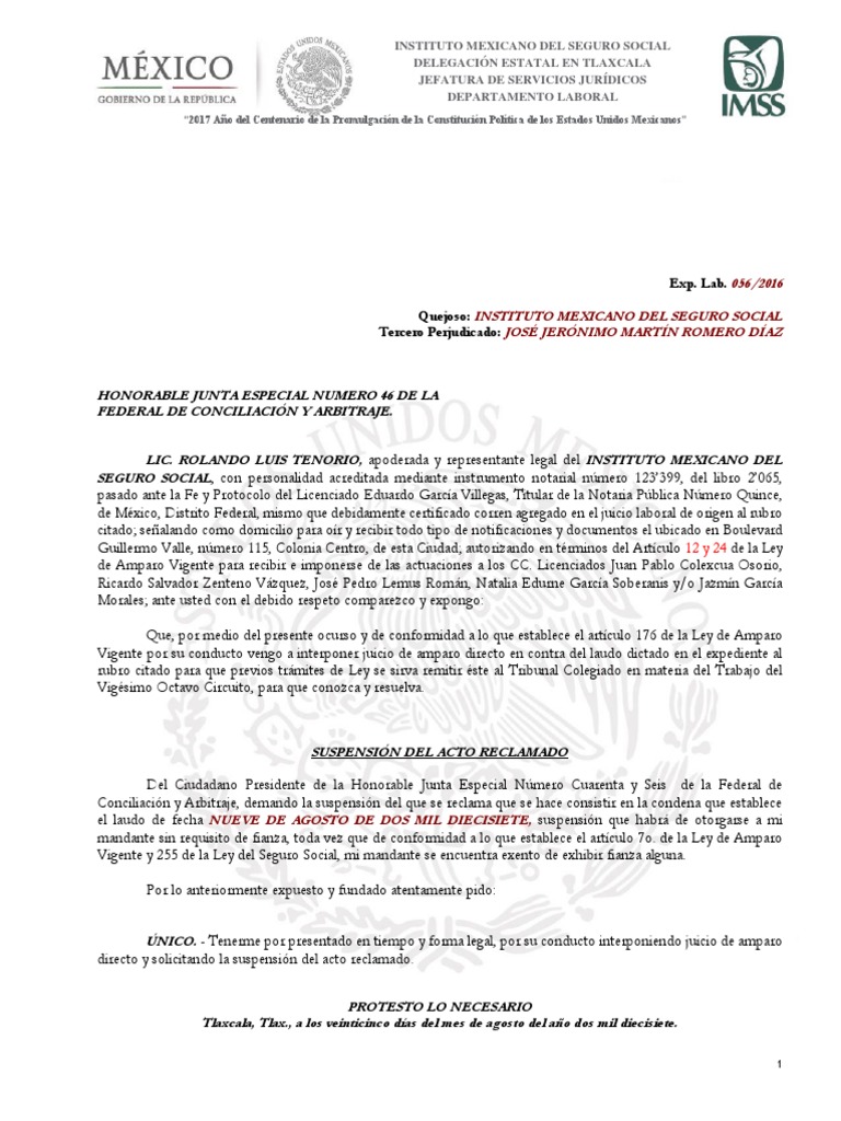Amparo | PDF | Caso de ley | Ley procesal