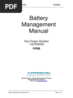 Battery Management Manual For Flexi Power Rectifier Rev AB