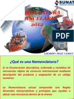 Diapositivas Nomenclatura Arancelaria PDF