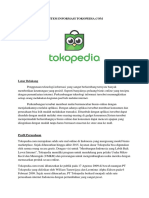 Sistem Informasi Tokopedia