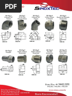 Conexoes Aco Inox Roscadas Classe150