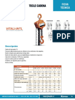 Ficha Tecnica Tecle Cadena Vitali