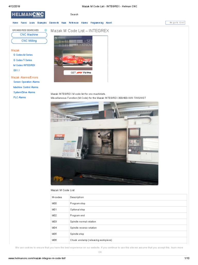 mazak-m-code-list-integrex-helman-cnc-pdf-pdf-numerical-control