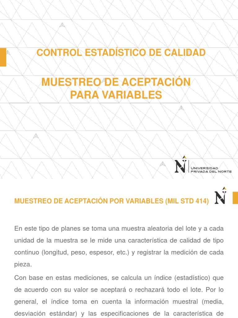 Muestreo de Aceptación Para Variables Muestreo (Estadísticas) Ciencia y matemática