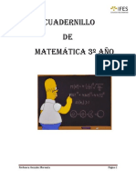 Cuadernillo de Matemaitca 3 Año PDF