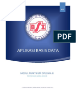 Modul Aplikasi Basis Data D3 BSI PDF