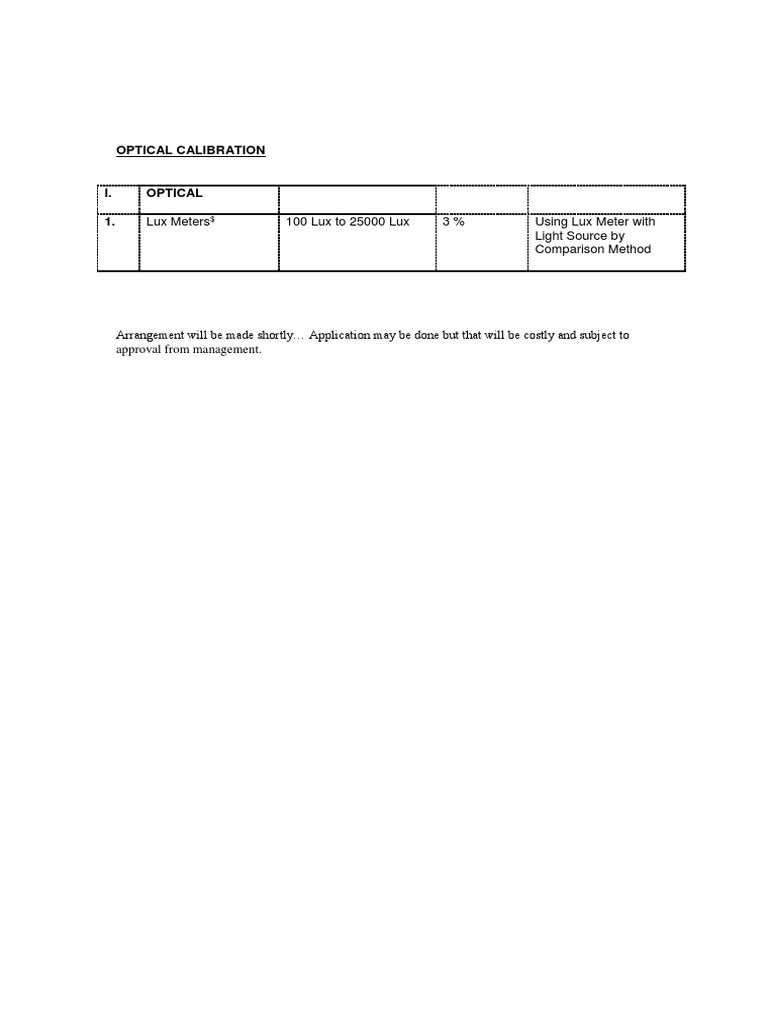 Optical Calibration Lux Meters 100 Lux To 25000 Lux 3 Using Lux