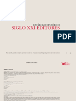 Catalogo Historico de Siglo XXI Editores PDF