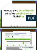 Manual Actulizacion Datos Sofiaplus Final