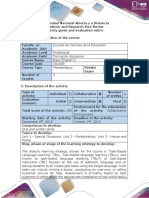 Activity Guide and Evaluation Rubric - Task 2 Recipe