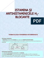 Curs 7 - Partea 1- Histamina Si Antihistaminicele H1 Blocante (1)