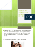 Usos de Los Alimentos en Diferentes Sociedades - 2