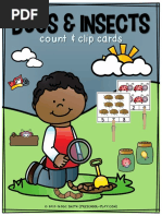 Count & Clip Cards: Bugs & Insects