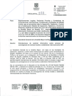 Circular Secretaria General 058 de 2015 PDF