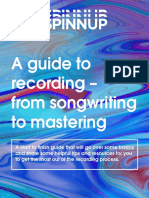 Spinnup Guide To Recording