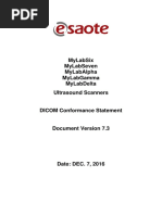 Pts000052-Dicom Conformance Statement Mylab X4XX F060XXX-F065XXX 01.1 PDF